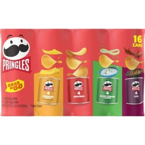 Pringles Grab N' Go Variety Pack Potato Chips, 16 Count - Picture 1 of 5