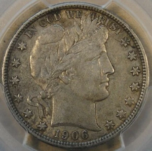 1906 Barber Half Dollar PCGS AU50 - Picture 1 of 4