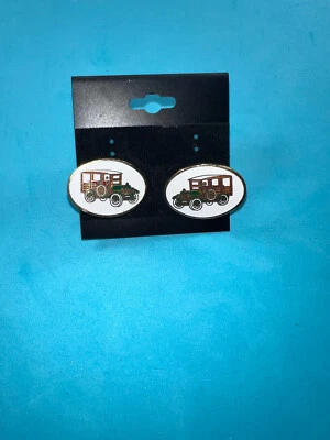 Juego de gemelos de coche antiguos vintage Avon modelo T esmaltados Foto 1 de 3