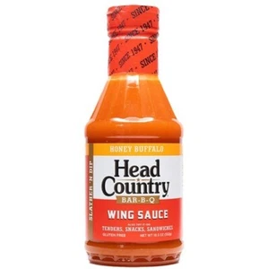 935124 1 x 552G BOTTLES HEAD COUNTRY BAR-B-Q HONEY BUFFALO WING SAUCE - Picture 1 of 1