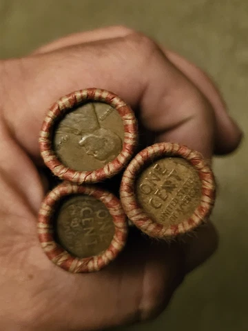 Wheat Penny Roll *Lot of 50 Coins* 1909-1958 Unsearched Estate Collection Cover