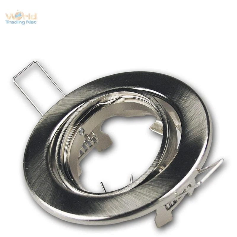 schlichter Einbaustrahler schwenkbar Chrom