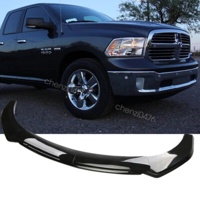 Glossy Front Bumper Lip Spoiler Splitter Body Kit Accessories For Dodge Ram 1500 Foto 1 de 4