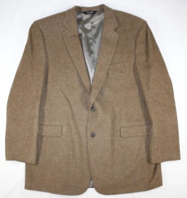 Jos. A. Blazer Bank Para Hombres 48 XL Gordon Cabello Camel Franela Deporte Abrigo Chaqueta Marrón Foto 1 de 4