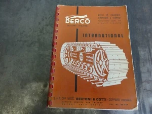 Berco International Piezas de repuesto para tractores de orugas Manual - Imagen 1 de 13