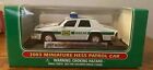 Vintage Hess 2003 Miniature Patrol Car, 4", New In Box