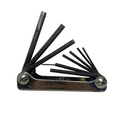Eklind 9pc SAE Fold-Up Hex Key Set 20911 – No. 91 (Sizes 5/64–1/4) - Used - Image 1 of 4