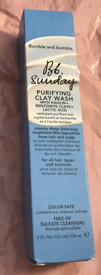 Bumble Bb. Sunday Purifying Clay Wash Deep Clean Lactic 5oz 150ml NIB Free Ship - Image 1 of 2