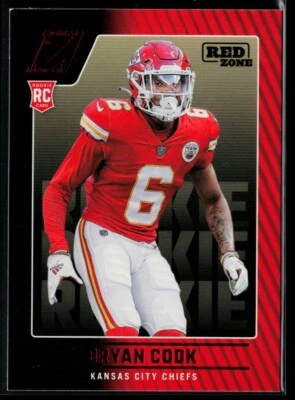 2022 Zenith Red Zone #187 Bryan Cook RC - Image 1 of 2