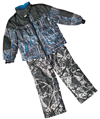 ZeroXposur Snow Boy's Jacket+SnowPants Geometric Design Sz 10/12 - Image 1 of 4