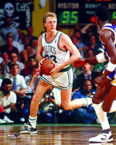 Larry Bird FAST BREAK Classic Boston Celtics c.1987 Premium 20x24 POSTER Print Cover
