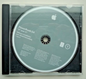 PowerBook G4 Mac OS X v10.3.4 • Apple Betriebssystem • DVD Install Disc 1 + 2 - Bild 1 von 5