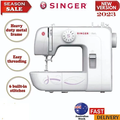 Singer Sewing Machine with 12 Stitches Functions 6 Stitches LED Light Buttonhole - image 1 of 4