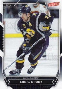 2007-08 UD Victory Black #38 Chris Drury - Imagen 1 de 1