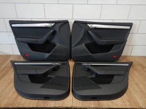 4x Panel De Puerta Skoda Octavia 5E Combi Negro Delante Izquierda Derecha Detrás - Imagen 1 de 12