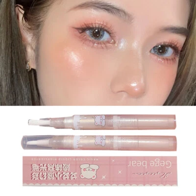 Pearlescent Eye Shadow Pen Liquid Highlighter Makeup Long-lasting Brightening ☀ - Image 1 of 4