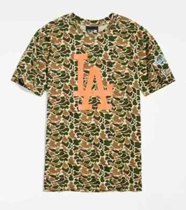 New Era Los Angeles Dodgers Men Camo T-Shirt 1996 World Series Patche Medium - Picture 1 of 3
