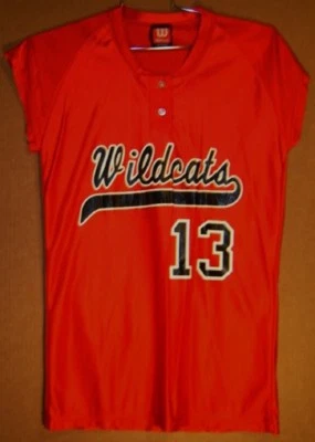 ARIZONA WILDCATS #13 WOMENS BASEBALL Wilson Size Medium JERSEY AND PANTS - Image 1 of 4