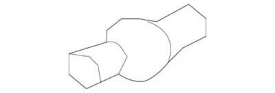 Genuine GM 1985-2009 Chevrolet Cadillac Air Cleaner Temperature Sensor 25036751 - Image 1 of 2