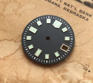 C5 Lume 6105 Taucheruhr Zifferblatt MOD für Seiko 7S26 NH35 Uhrwerk 2 Positionen - Bild 1 von 6