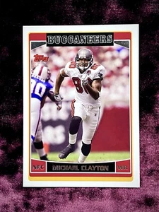 Michael Clayton 2006 Topps #62 MINT Tampa Bucs Legend Jersey Geaux LSU Chase Jet - Picture 1 of 2