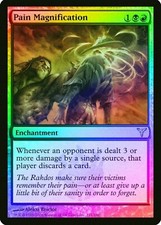 1x FOIL Pain Magnification, Dissension, LP, MTG, Magic