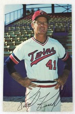 1981 Karl Kuehl, Minnesota Twins Team Issue Postcard w/ facsimile autograph
