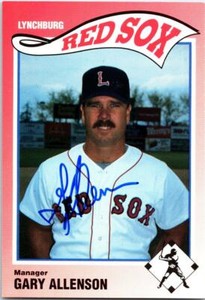Gary Allenson autographed Baseball Card (Lynchburg Red Sox) 1990 Sportsprint #27