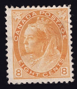 Canada Scott 82 Mint HR OG gum dist 1902 8c Orange Lot AB7027 bhmstamps - Picture 1 of 2