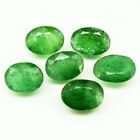 18 Cts Natural Zambian Green Emerald Oval Certified Gemstone Lot
