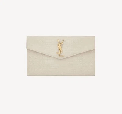 BOLSA YSL UPTOWN EN CUERO BRILLANTE CON RELIEVE DE COCODRILO Foto 1 de 4