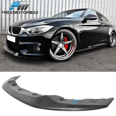 Fits 14-20 BMW F32 F33 F36 4 Series M Sport PU Front Bumper Chin Lip Splitter - Image 1 of 4