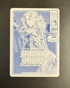 2024 Marvel Masterpieces '92 Printing Plate Cyan Cover Variant Silver Sable 81-V - Picture 1 of 2