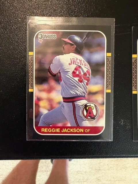 Tarjeta de béisbol 1987 Donruss MLB California Angels Reggie Jackson #210 Foto 1 de 1