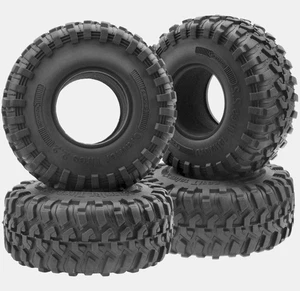 4er Pack 2,2" Gummireifen, RC 2,2 Zoll Mud Crawler Reifen OD 130mm mit Schaumstoffkompatibilität... - Bild 1 von 6