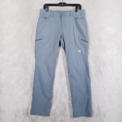 Pantalones Eddie Bauer First Ascent Mujer 8 Azul Gris Carga Senderismo Rendimiento Foto 1 de 4