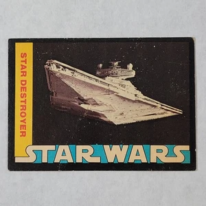 Star Destroyer Star Wars 1977 Wonder Bread Card #14 - Picture 1 of 2