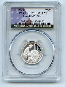 2019 S 25C Silver Lowell Quarter PCGS PR70DCAM - Picture 1 of 1