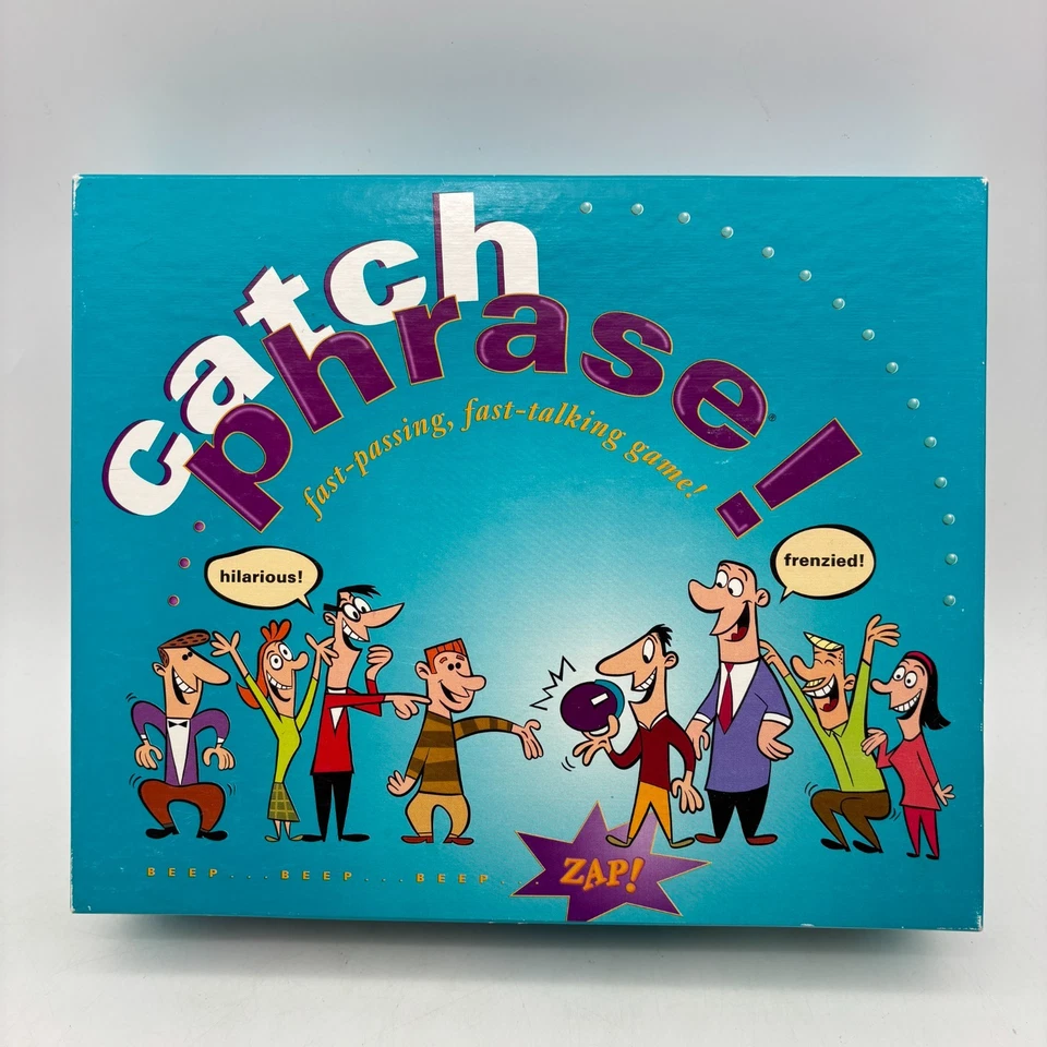 VINTAGE Catch Phrase Game COMPLETE WORKS Parker Brothers 1994 90s Words - Image 1 of 4