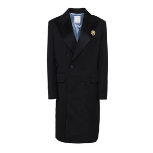 Sandro Paris Women's Coat Size 40 FR / L Long Coat Tailored Collar SFPOU00323 - Picture 1 of 10