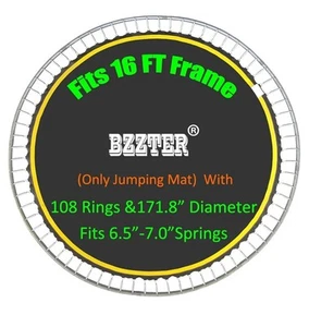 Bzzter Replacement Trampoline Mat Fits 16' Foot Frame BRAND NEW - Picture 1 of 4