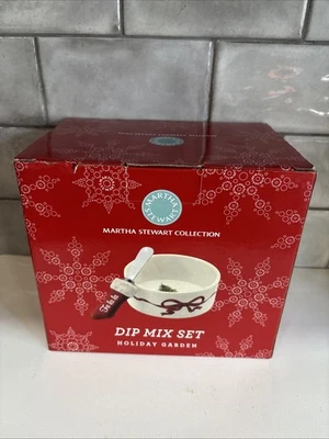 Martha Stewart Dip Mix Set Holiday Garden Nuevo En Caja Foto 1 de 4