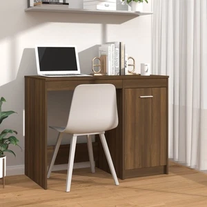 vidaXL Schreibtisch Braun Eichen-Optik 100x50x76 cm Holzwerkstoff - Bild 1 von 1