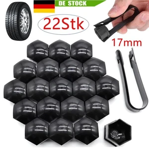 22x Radschrauben Radmutter Bolzen Kappen Abdeckung 17mm Abdeckungen Felgenmutter - Bild 1 von 12