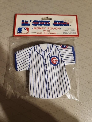 Chicago Cubs Money Pouch keychain Brand new With Clip On Chain Lil Sports Jersey - Image 1 of 2