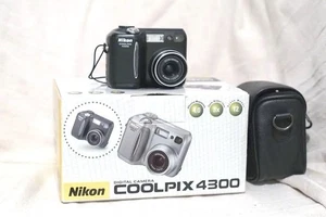 Nikon COOLPIX 4300 Black Digital Camera Tested Compact 4MP 3x Zoom Boxed Japan - Picture 1 of 12