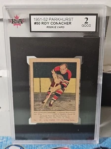 51-52 Parkhurst Roy Conacher Rookie KSA 2 🚨🚨🚨 Chicago Blackhawks - Picture 1 of 2