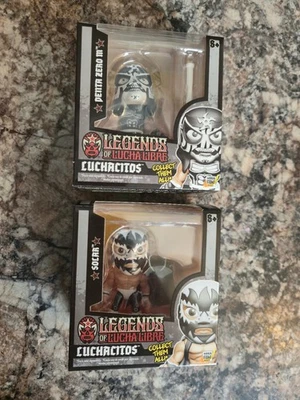Legends of Lucha Libre Cuchacitos Penta Zero M Solar Boss Fight Figure Lot New! - Image 1 of 4