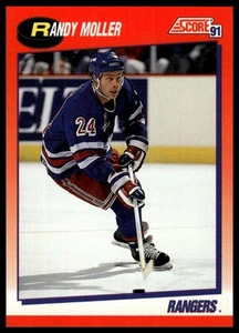 1991-92 Score Canadian Bilingual #79 Randy Moller - Picture 1 of 2