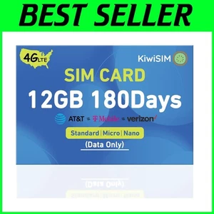 USA SIM Card for AT&T T-Mobile Verizon - Picture 1 of 10